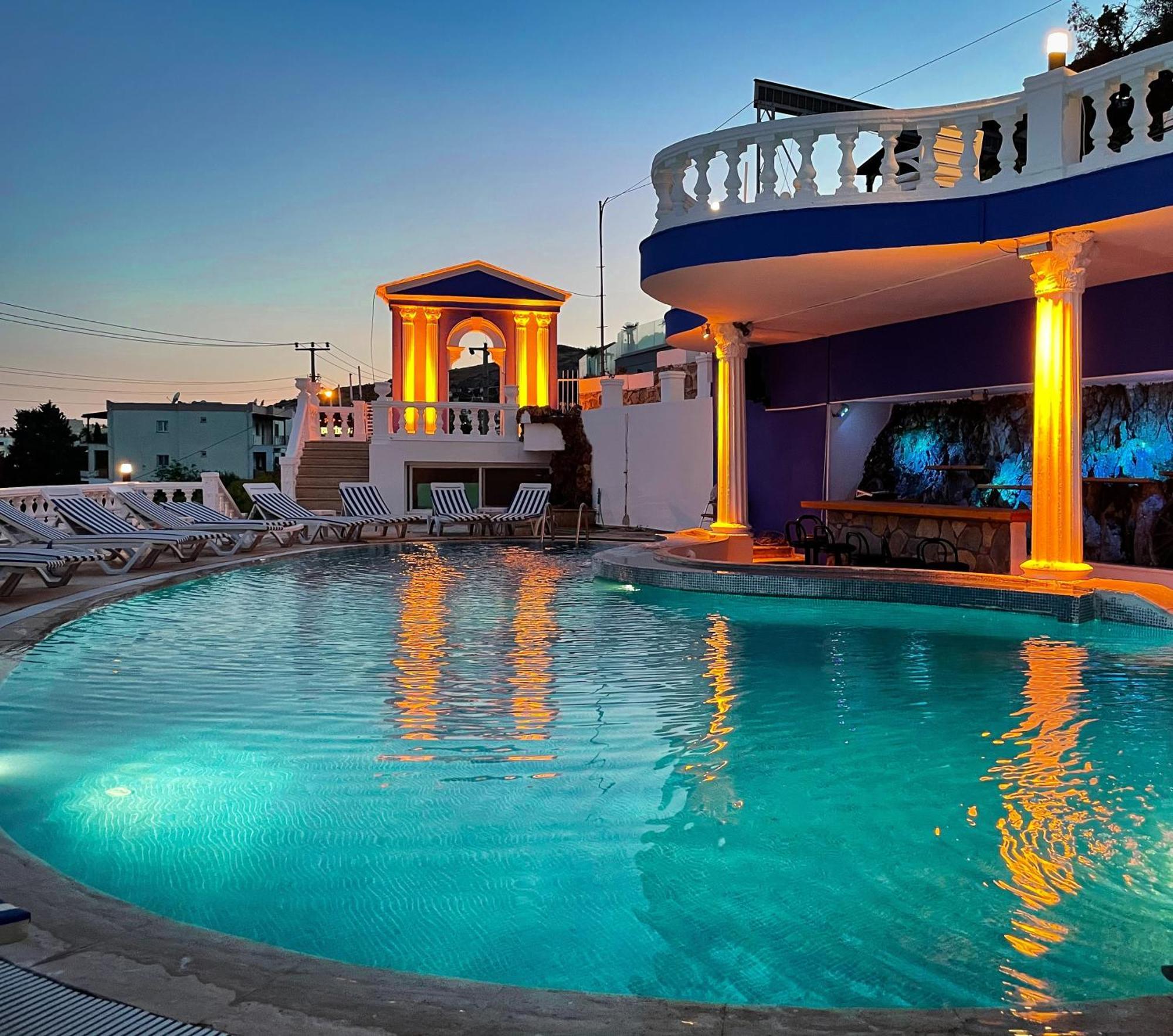 Aspat Hotel Bodrum - Beach&Restaurant Luaran gambar